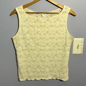 🦋Lace fitted tank top🦋